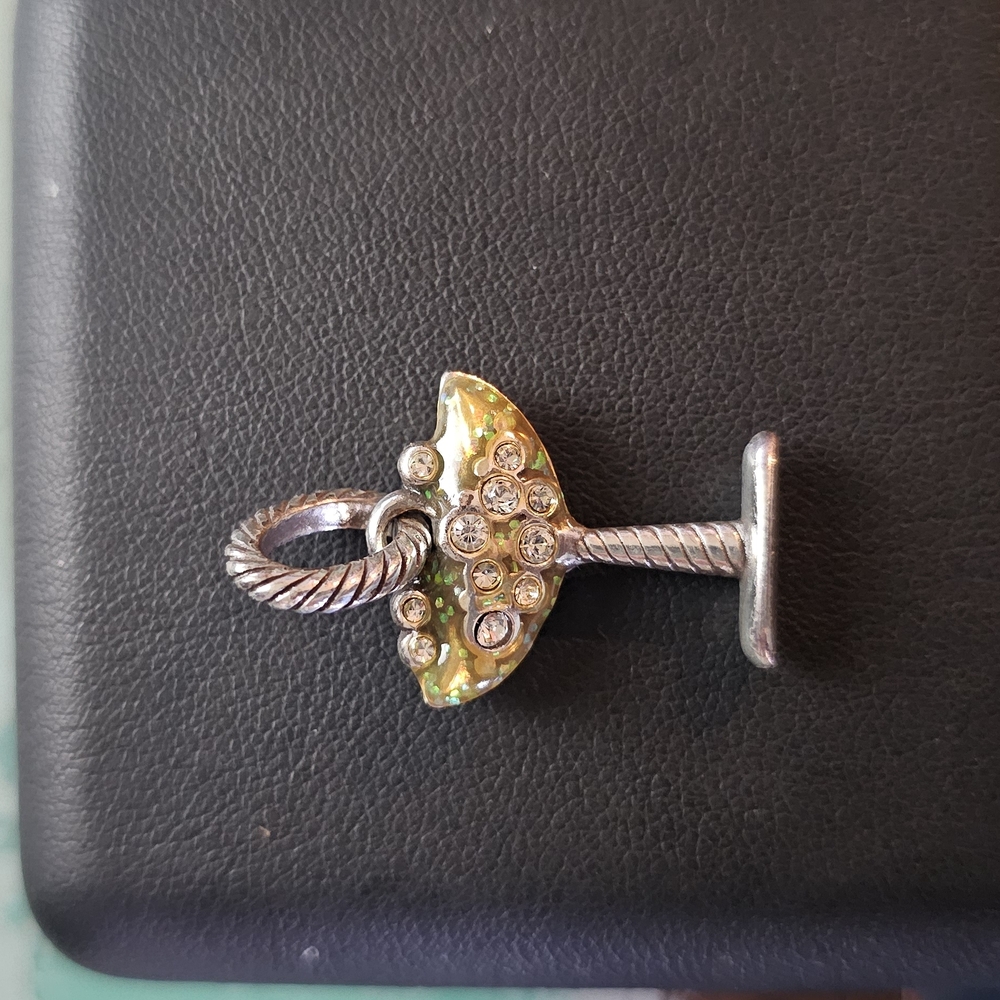 Elegant Silver and Gold Charm Pendant